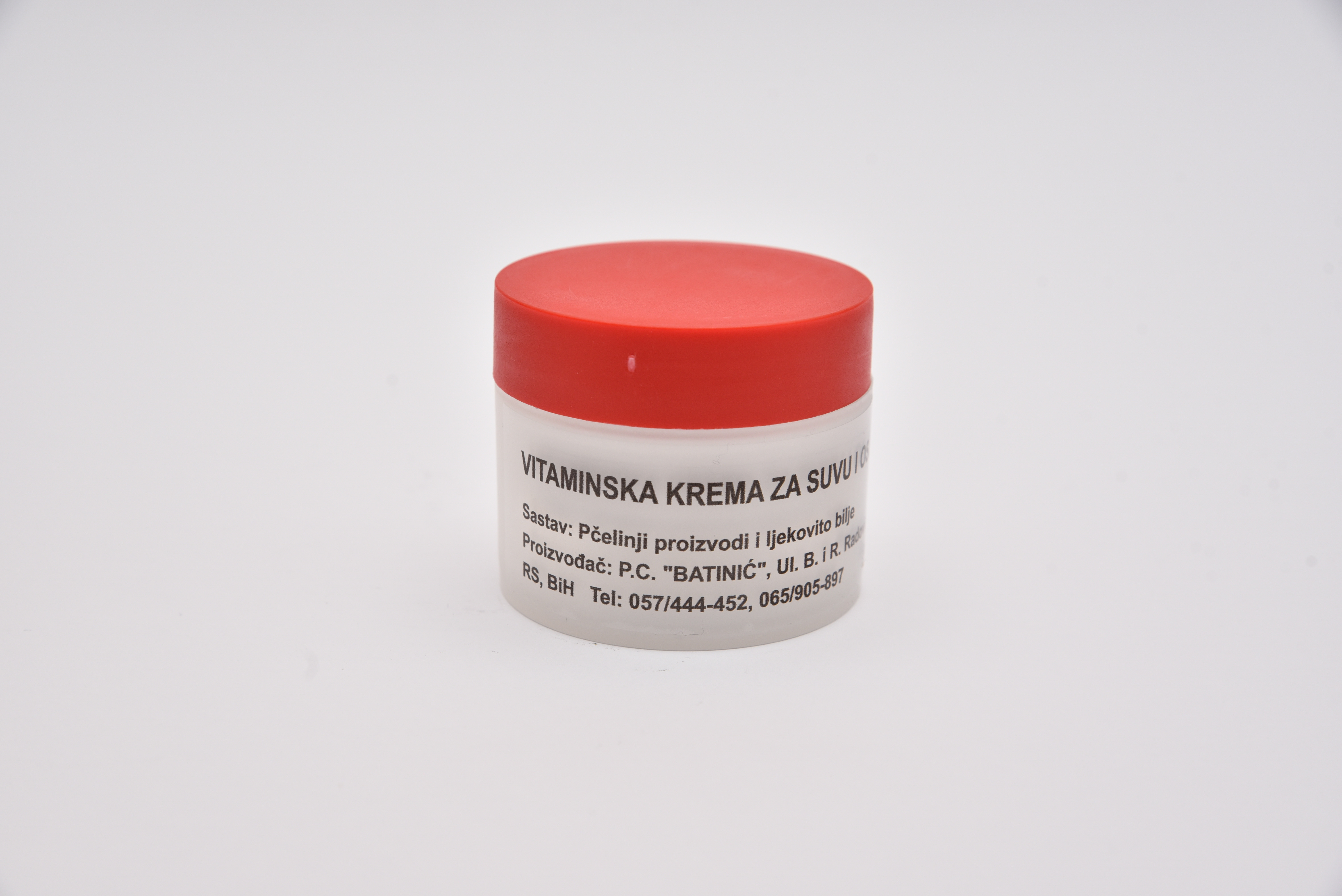 vitaminska krema za suvu i osjetljivu kozu lica batinic